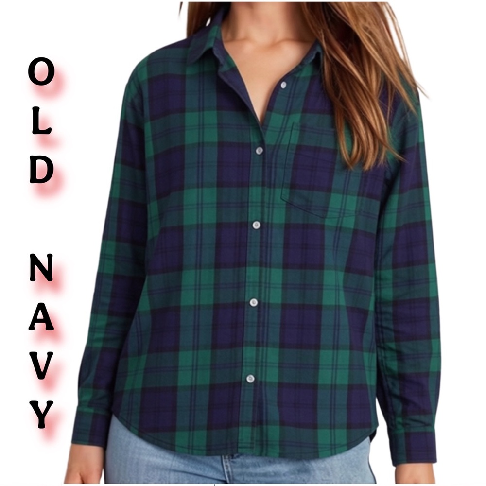 OLD NAVY Classic Plaid Flannel Shirt